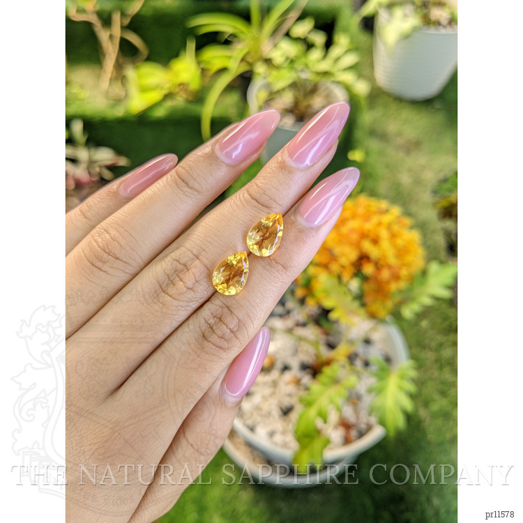 4.97 Ct.Tw. Citrine Pair from Brazil