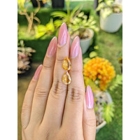 3.77 Ct.Tw.Total Carat Weight Citrine Pair from Brazil Life Style