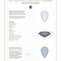 3.77 Ct.Tw.Total Carat Weight Citrine Pair from Brazil 3 D Scan Report
