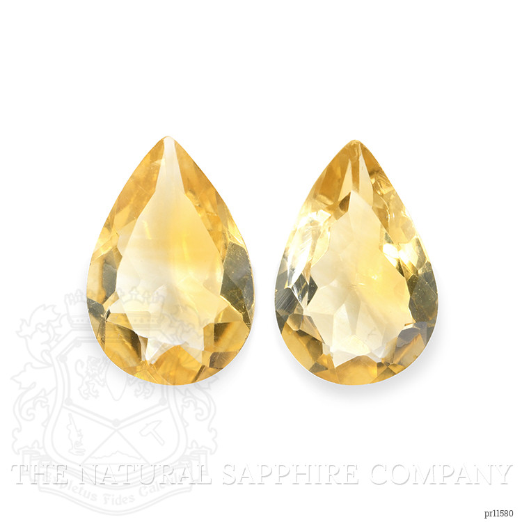 4.11 Ct.Tw. Yellow Citrine Pair from Brazil