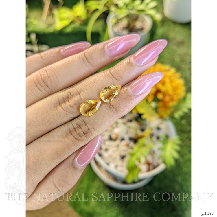 4.11 Ct.Tw. Citrine Pair from Brazil