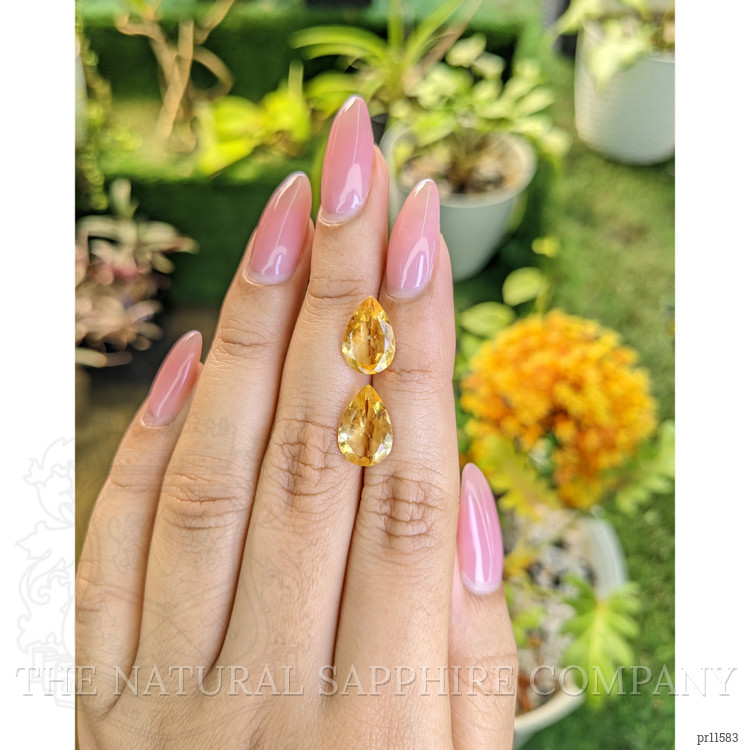 5.02 Ct.Tw. Citrine Pair from Brazil