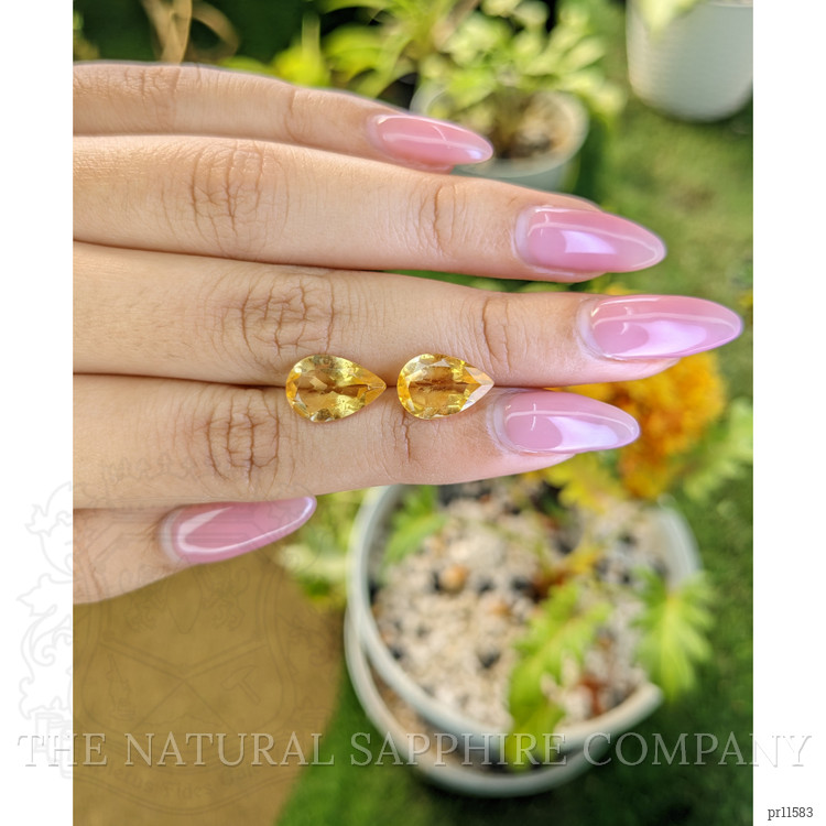 5.02 Ct.Tw. Citrine Pair from Brazil