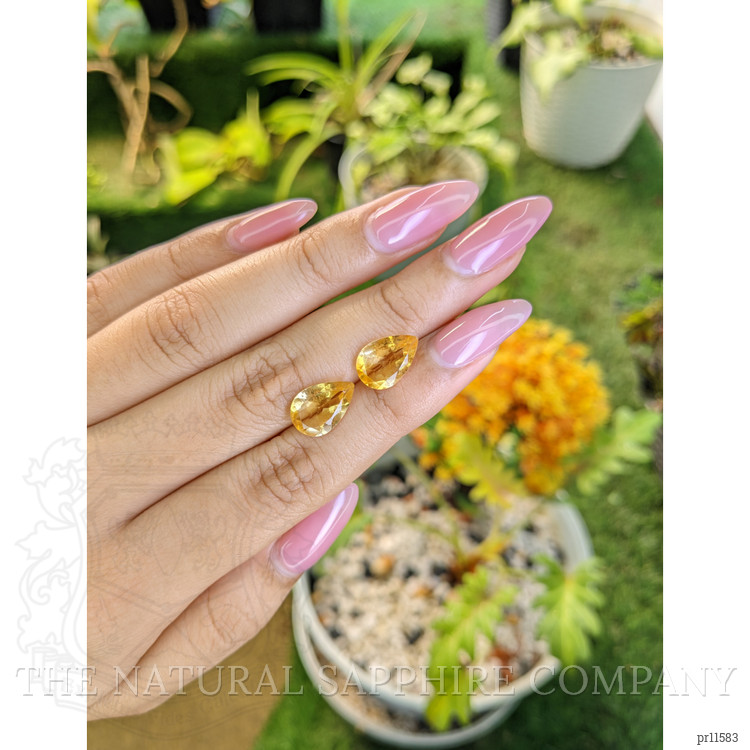5.02 Ct.Tw. Citrine Pair from Brazil