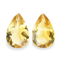4.21 Ct.Tw. Pear Citrine Pair