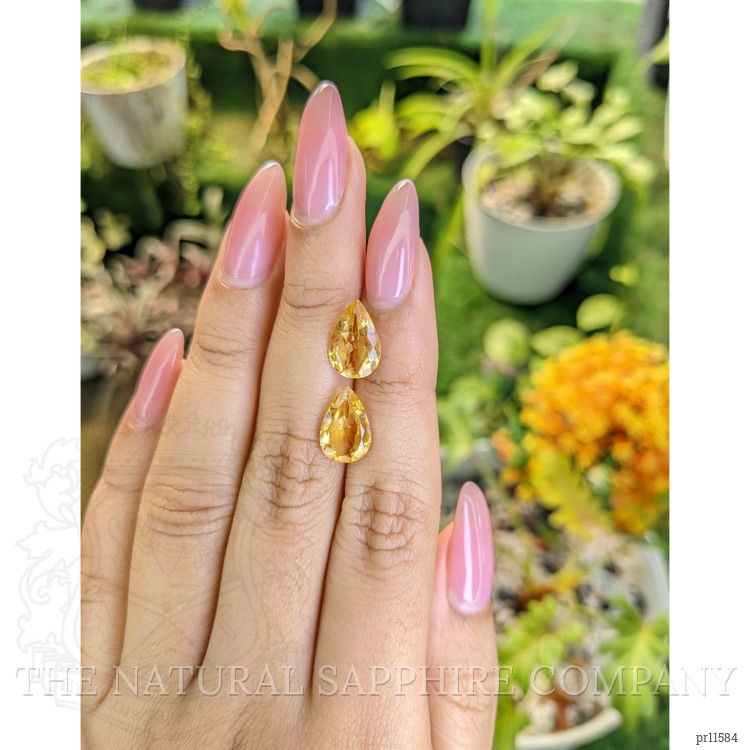 4.21 Ct.Tw. Citrine Pair from Brazil