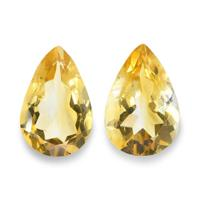 5.11 Ct.Tw. Pear Citrine Pair