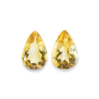 5.11 Ct.Tw. Pear Citrine Pair