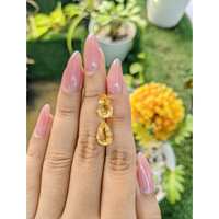 5.11 Ct.Tw.Total Carat Weight Yellow Citrine Pair from Brazil Life Style