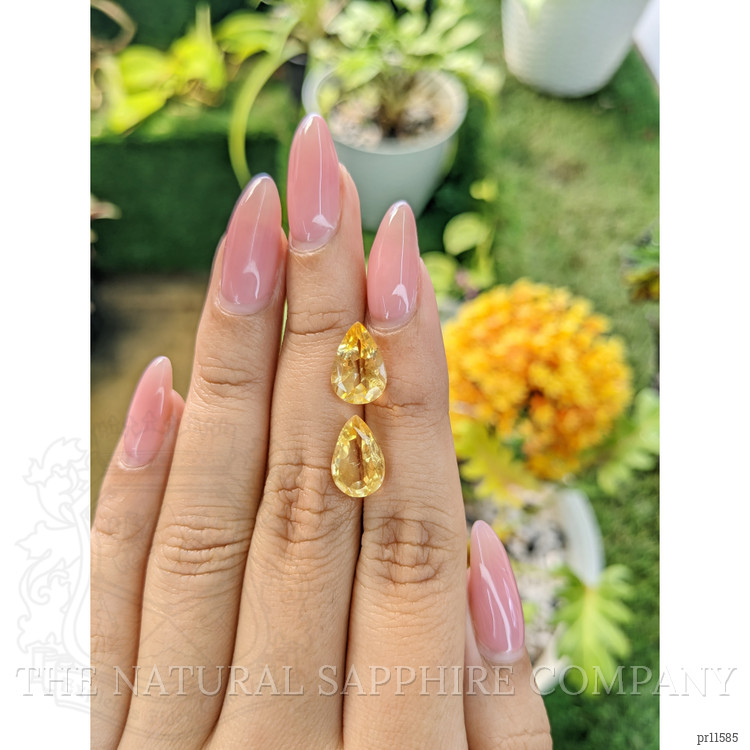 5.11 Ct.Tw. Yellow Citrine Pair from Brazil