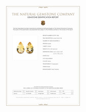 5.11 Ct.Tw.Total Carat Weight Citrine Pair from Brazil Scan Report