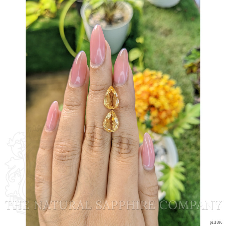 5.11 Ct.Tw. Citrine Pair from Brazil