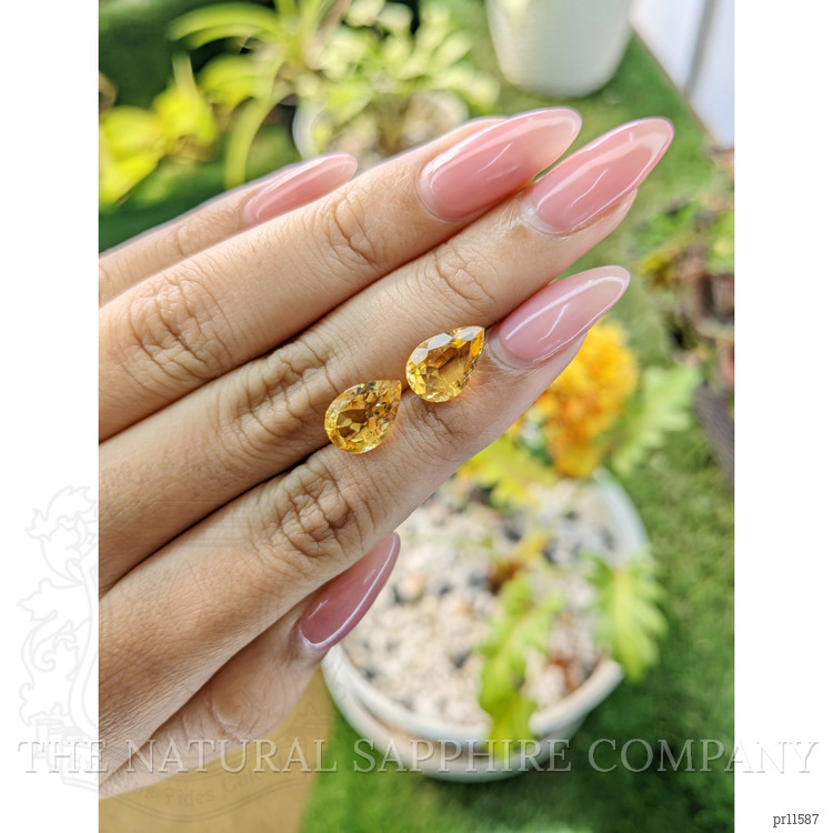 4.75 Ct.Tw. Citrine Pair from Brazil