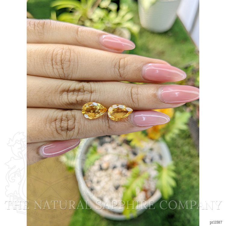 4.75 Ct.Tw. Citrine Pair from Brazil