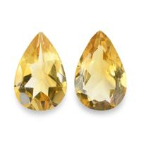 4.71 Ct.Tw. Pear Citrine Pair