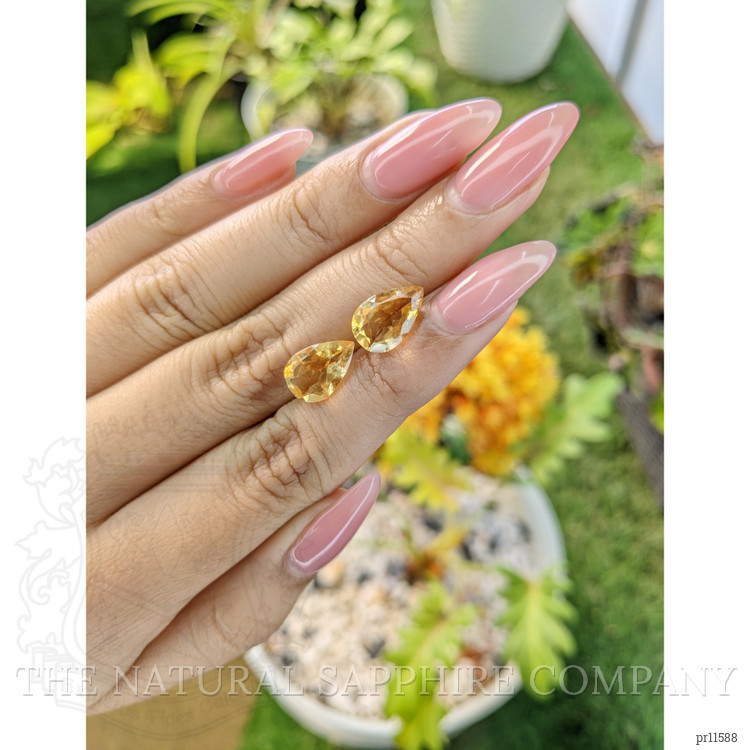 4.71 Ct.Tw. Citrine Pair from Brazil