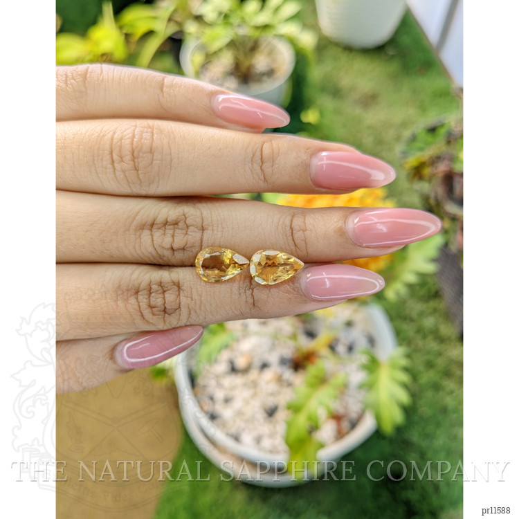 4.71 Ct.Tw. Citrine Pair from Brazil