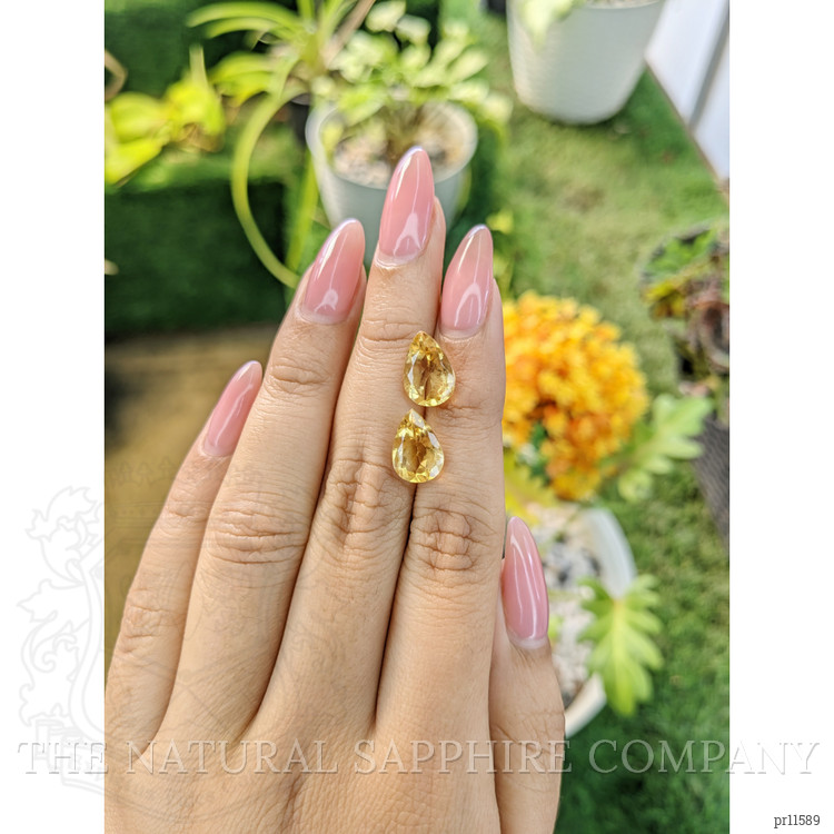 5.34 Ct.Tw. Citrine Pair from Brazil