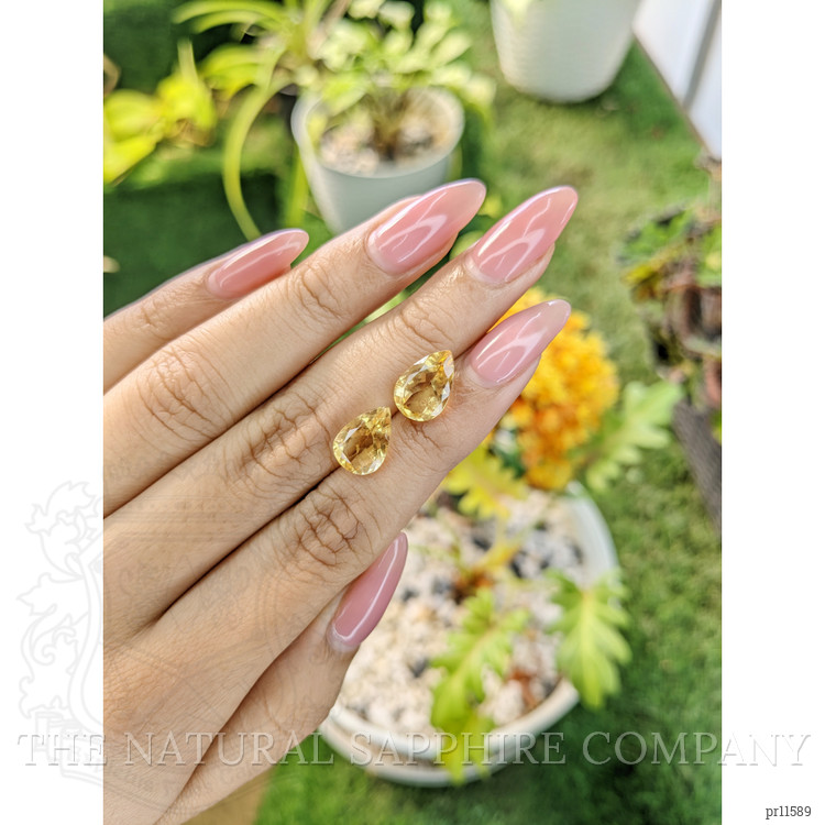 5.34 Ct.Tw. Citrine Pair from Brazil