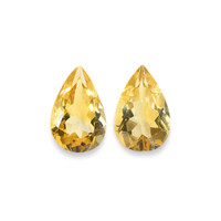4.58 Ct.Tw. Pear Citrine Pair
