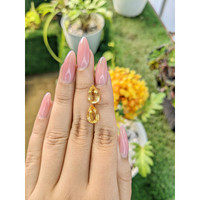 4.58&nbsp;Ct.Tw.Total Carat Weight Citrine Pair from Brazil Life Style