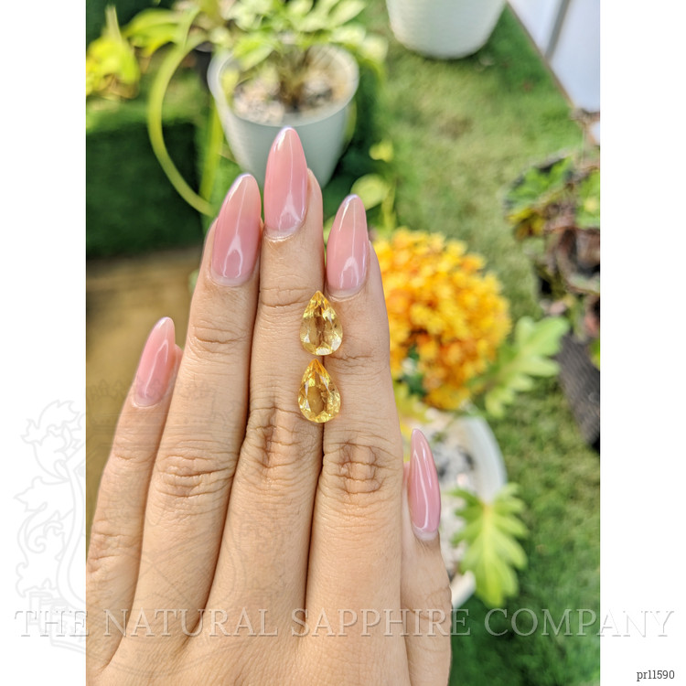 4.58 Ct.Tw. Citrine Pair from Brazil