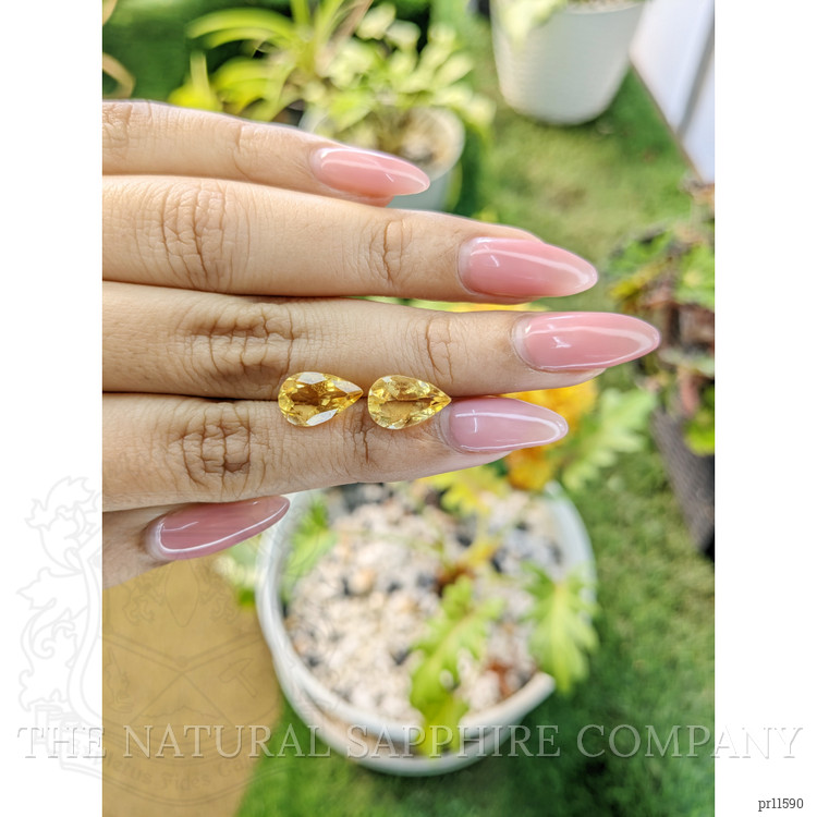 4.58 Ct.Tw. Citrine Pair from Brazil