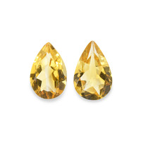 4.73 Ct.Tw. Pear Citrine Pair
