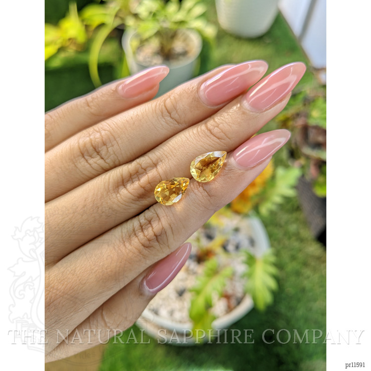 4.73 Ct.Tw. Citrine Pair from Brazil