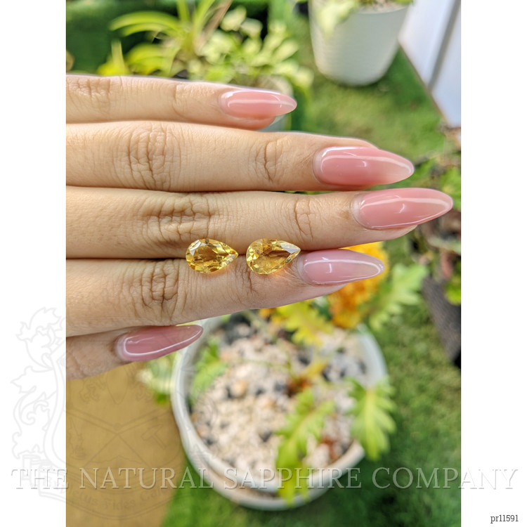 4.73 Ct.Tw. Citrine Pair from Brazil
