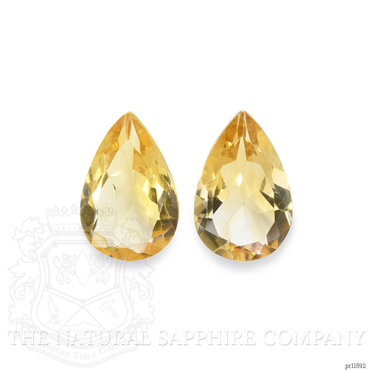 4.65 Ct.Tw. Yellow Citrine Pair from Brazil
