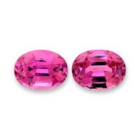 4.81 Ct.Tw.Total Carat Weight Pink Sapphire Pair from Madagascar Video