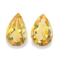 4.64 Ct.Tw. Pear Citrine Pair