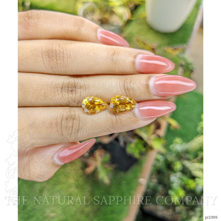 5.42 Ct.Tw. Citrine Pair from Brazil