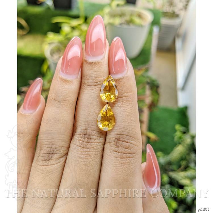 5.42 Ct.Tw. Citrine Pair from Brazil