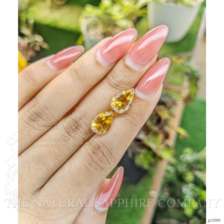 5.42 Ct.Tw. Citrine Pair from Brazil