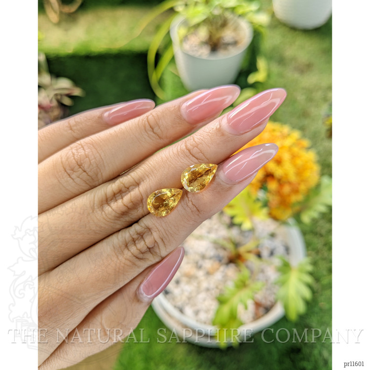 4.91 Ct.Tw. Citrine Pair from Brazil