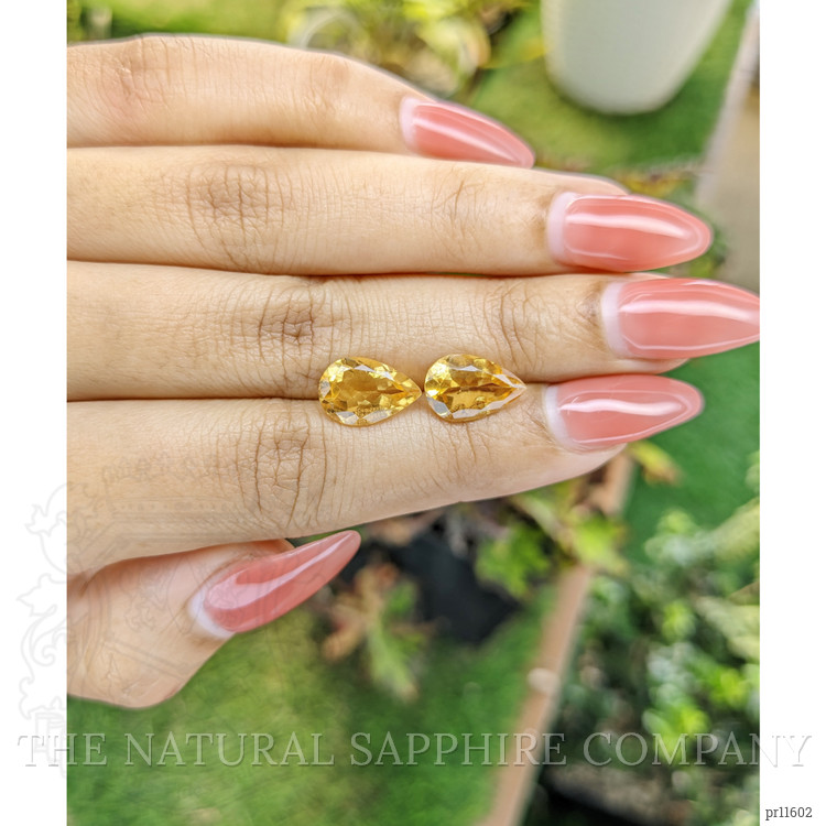 4.59 Ct.Tw. Citrine Pair from Brazil