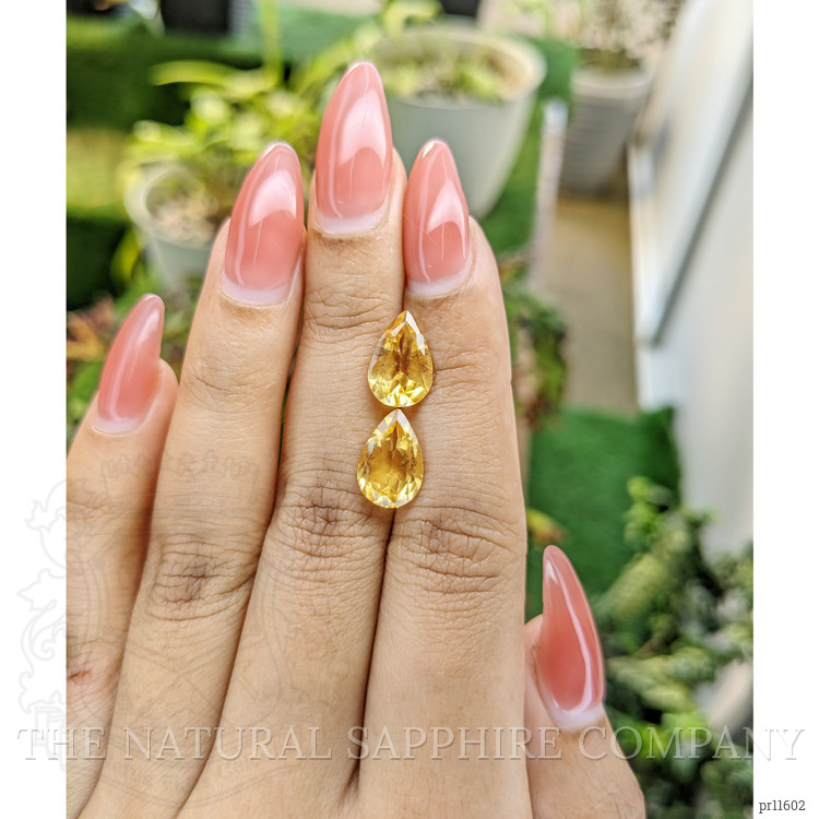 4.59 Ct.Tw. Citrine Pair from Brazil