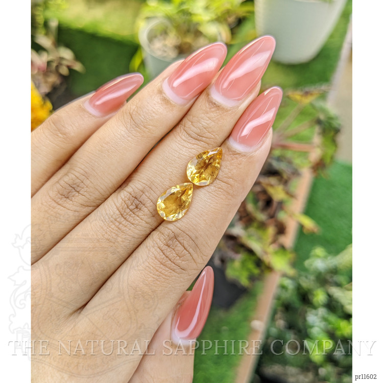 4.59 Ct.Tw. Citrine Pair from Brazil