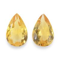4.68 Ct.Tw. Pear Citrine Pair