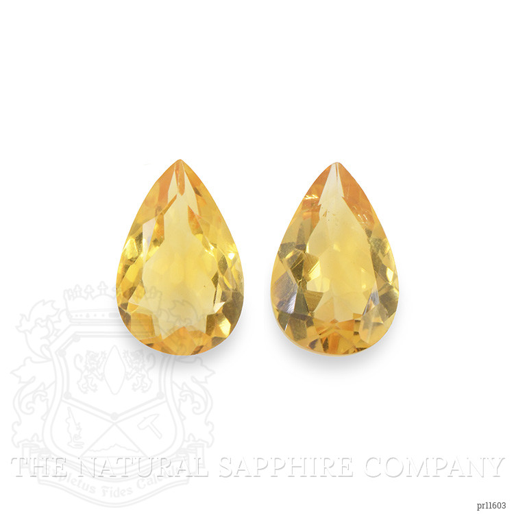4.68 Ct.Tw. Yellow Citrine Pair from Brazil