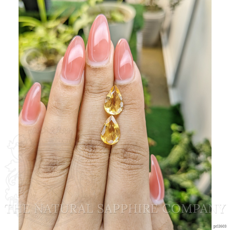 4.68 Ct.Tw. Citrine Pair from Brazil