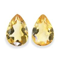 4.73 Ct.Tw. Pear Citrine Pair