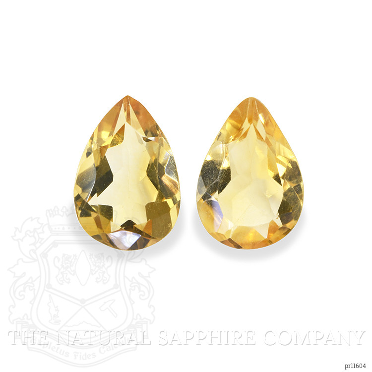 4.73 Ct.Tw. Yellow Citrine Pair from Brazil