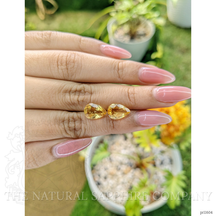 4.73 Ct.Tw. Yellow Citrine Pair from Brazil