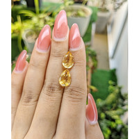 5.23&nbsp;Ct.Tw.Total Carat Weight Citrine Pair from Brazil Life Style