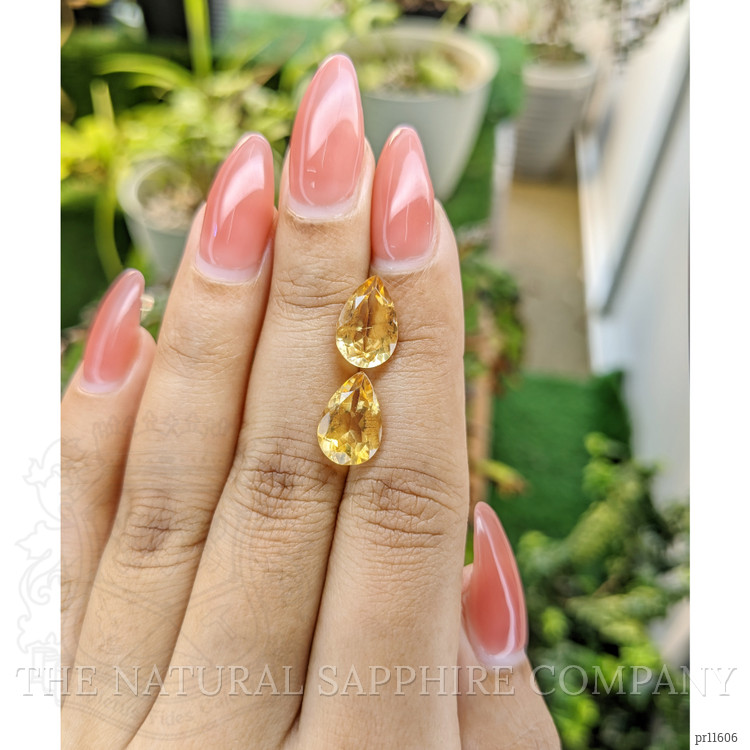 5.23 Ct.Tw. Citrine Pair from Brazil