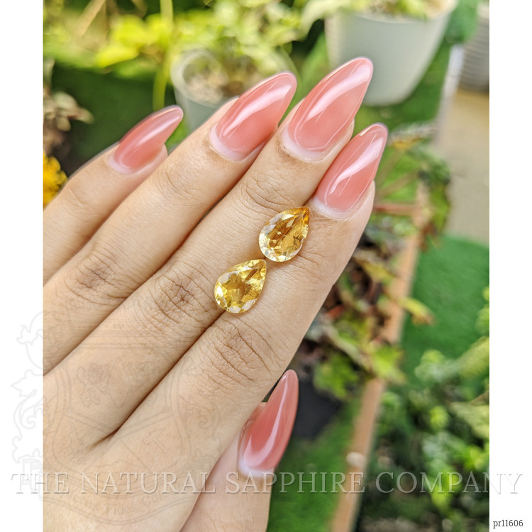 5.23 Ct.Tw. Citrine Pair from Brazil