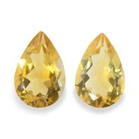 4.51 Ct.Tw. Pear Citrine Pair